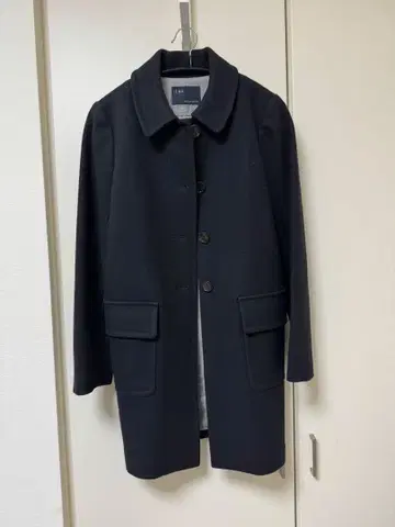 IENA 네이비 울 피코트