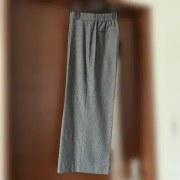 theory luxe 그레이 와이드 팬츠 36