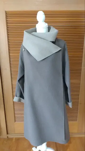 Theory luxe 더블 페이스 리버서블 코트