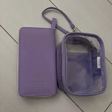 인형 파우치 & 아크릴 스탠드 파우치 퍼플 보라색 덕질