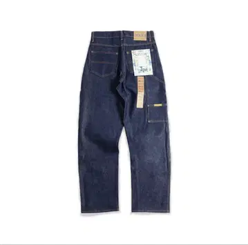 PRISON BLUES 더블니 데님 팬츠