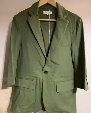 Steel Brown 테일러드 자켓 L 사이즈 올리브 그린
