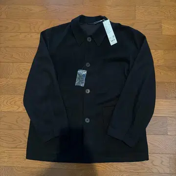 UNIQLO U 울 블렌드 셔츠 자켓 블랙 L 유니클로유 새상품