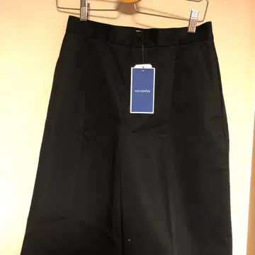[ 택 포함 미사용 새상품 ] 엘리오폴 블랙 와이드 팬츠 38 면100%