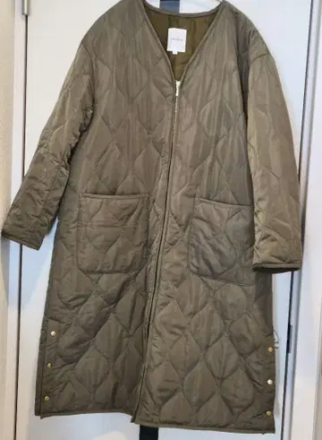 LEPSIM 퀼팅 노카라 코트