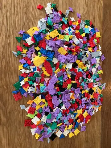 라큐 LaQ 묶음 판매 약 500g 타이어 부품 투명 부품 포함