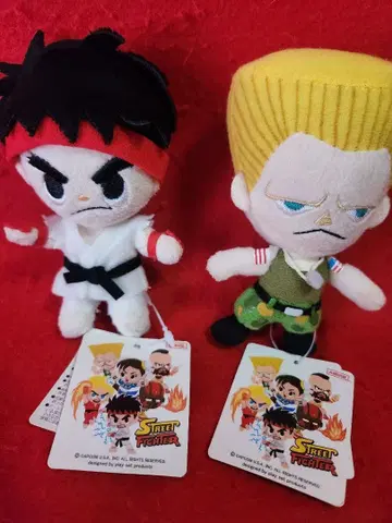 스트리트 파이터 봉제 인형 마스코트 류 가일 스트랩