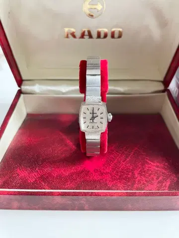 새상품급 빈티지 라도 RADO 스테인리스 스틸 수동 와인딩 시계