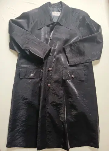 ATTIRARE 블랙 롱 코트