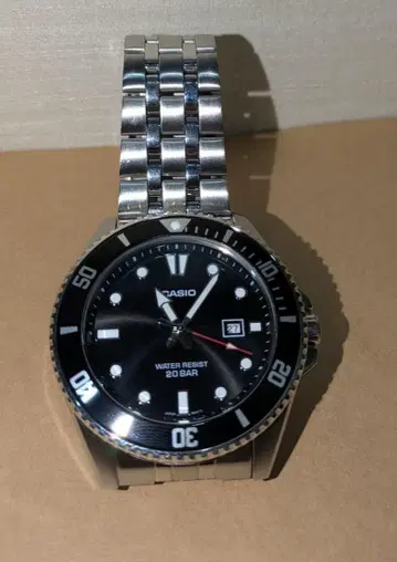 CASIO MDV-107-1A1JF + 메탈 밴딩 + NATO 타입 밴딩