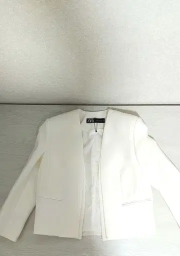 ZARA 노카라 자켓