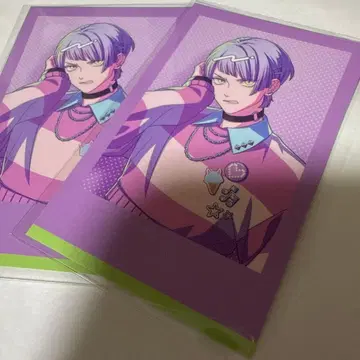 린넨 파도 료 사진풍 카드