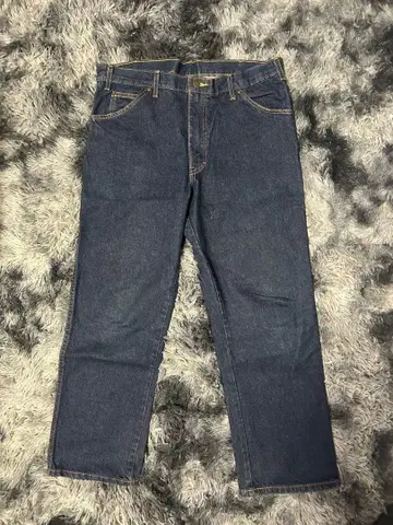 Dickies 블루 데님 와이드 데님 초와이드