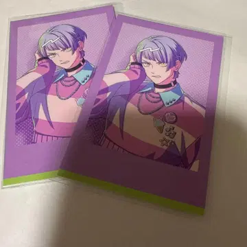 2 린넨 파도 사진풍 카드 브레마이