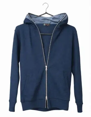 네이비 풀 집업 후드티