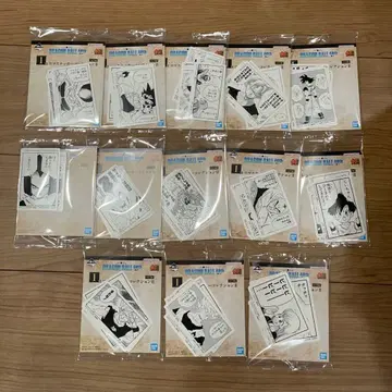 제일복권 드래곤볼 40th I상 장면 스티커 전 13종 컴플리트