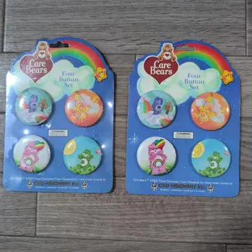 케어베어 핀 배지