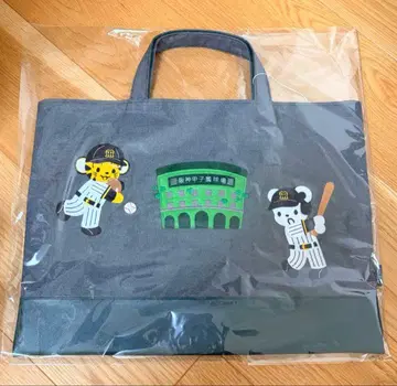 familiar 고시엔 한신 타이거즈 데님 백