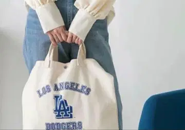 [ 1점 한정 ] MLB 다저스 2way 토트백 베이지 오타니 쇼헤이