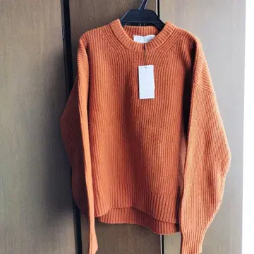 19W-K051 머스타드색 니트 스웨터 F