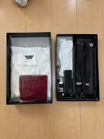 브라이더리움 뮤 신랑 와이셔츠 잡화 세트 L 사이즈