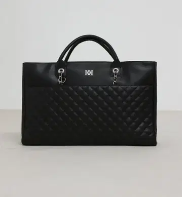 다리치 DD 퀼팅 와이드 멀티 토트백 BLACK