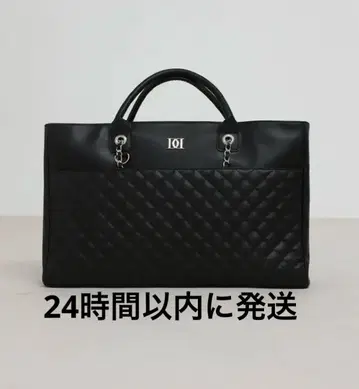 다리치 DD 퀼팅 와이드 멀티 토트백 BLACK