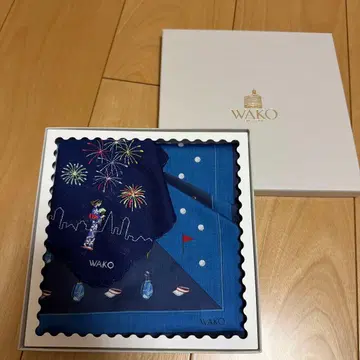 WAKO 손수건 세트 골프 패턴 사계절 패턴