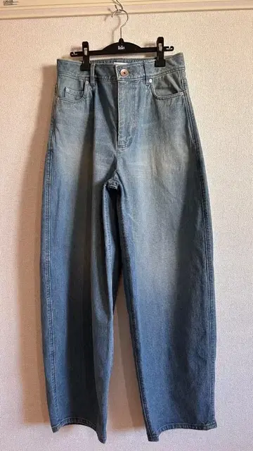 THERERACS RERACS BARREL DENIM PANTS