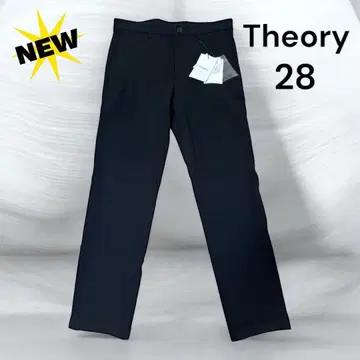 미사용 새상품 Theory 세오리 테이퍼드 블랙 슬랙스 28 새상품