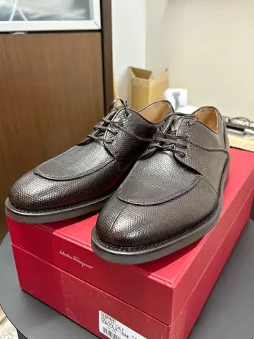Ferragamo 다크 브라운 드레스 슈즈