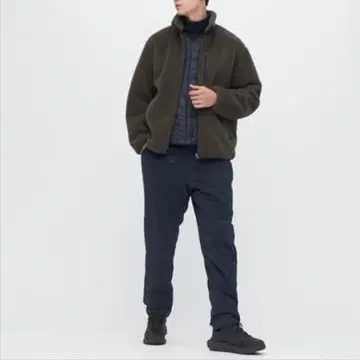 방풍 엑스트라 웜 이지 팬츠 기장 표준 450282 네이비