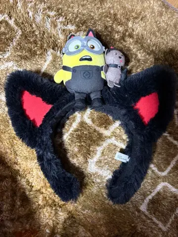 미니언 고양이 귀 머리띠 USJ 유니버셜