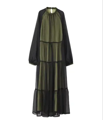 AKTE 롱 쉬폰 원피스