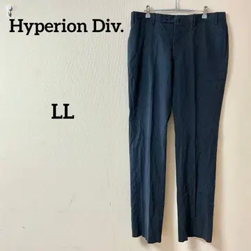 하이페리온 디비. 코튼 슬랙스 네이비 일본제