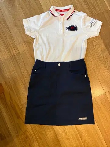 뉴발란스 골프용 피케 셔츠와 스커트