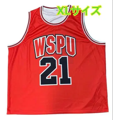 WurtS 농구 유니폼 XL 사이즈 빨간색 레드