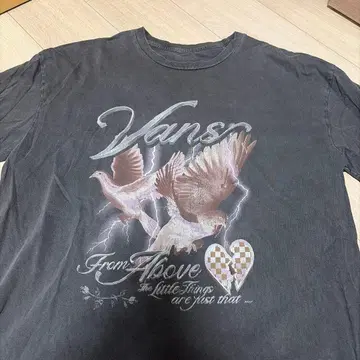 Vans 다크 그레이 T셔츠