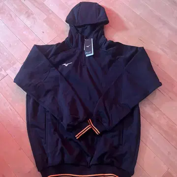 미즈노 후드 부착 후드티 2XO 블랙