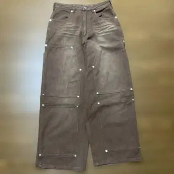 카고 팬츠 브라운 WASH FOR EVER