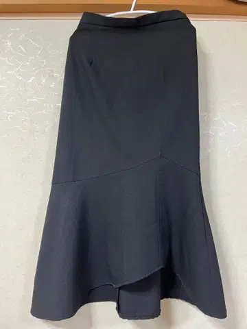 VIS 머메이드 롱 스커트 블랙