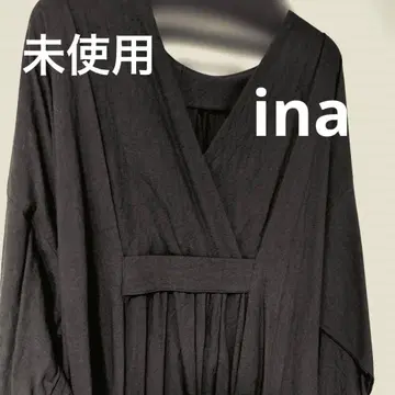 미사용 ina 블랙 원피스
