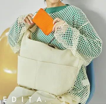 [ 미사용 새상품 ] 이케다 마코 x 에디타 EDITA 숄더백 화이트