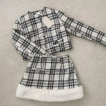다리치 DARICH 체크 무늬 트위드 셋업