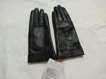 Sybilla 시빌라 천연 가죽 그로브 블랙