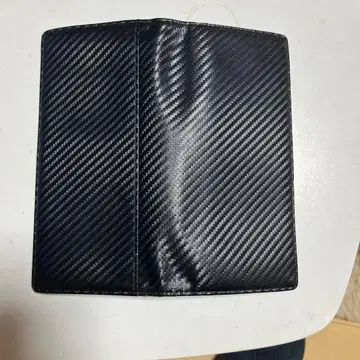 블랙 합성 피혁 장지갑