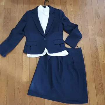 콩 프레스 노카라 스커트 수트 포멀 블랙 15 빅 사이즈