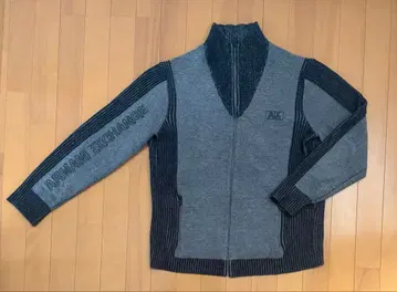 Armani Exchange 그레이 스웨터 집업