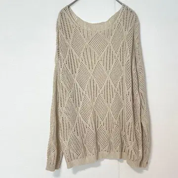 셀렉트 모카 시스루 니트탑 [ F ] 풀오버 캐주얼