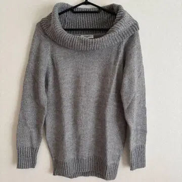 NATURAL BEAUTY BASIC 오프 터틀넥 니트 스웨터 M